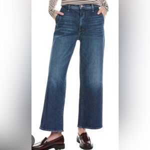 MOTHER Dark Blue Ankle & Cropped Jeans